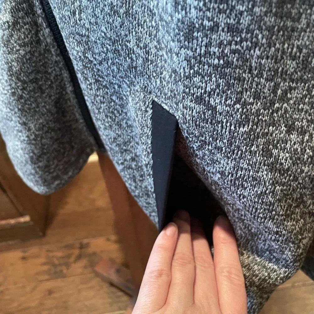 NWT ThereAbouts boys full zip mock neck jacket w/pockets XL 18-20 gray black